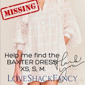 ISO LoveShackFancy Baxter Lace Mini Dress XS, S, M